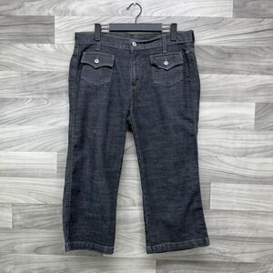 Levi's Patty Capri Jeans Women's Size 10‎ Gray Denim Relaxed Fit Preppy Y2K VTG